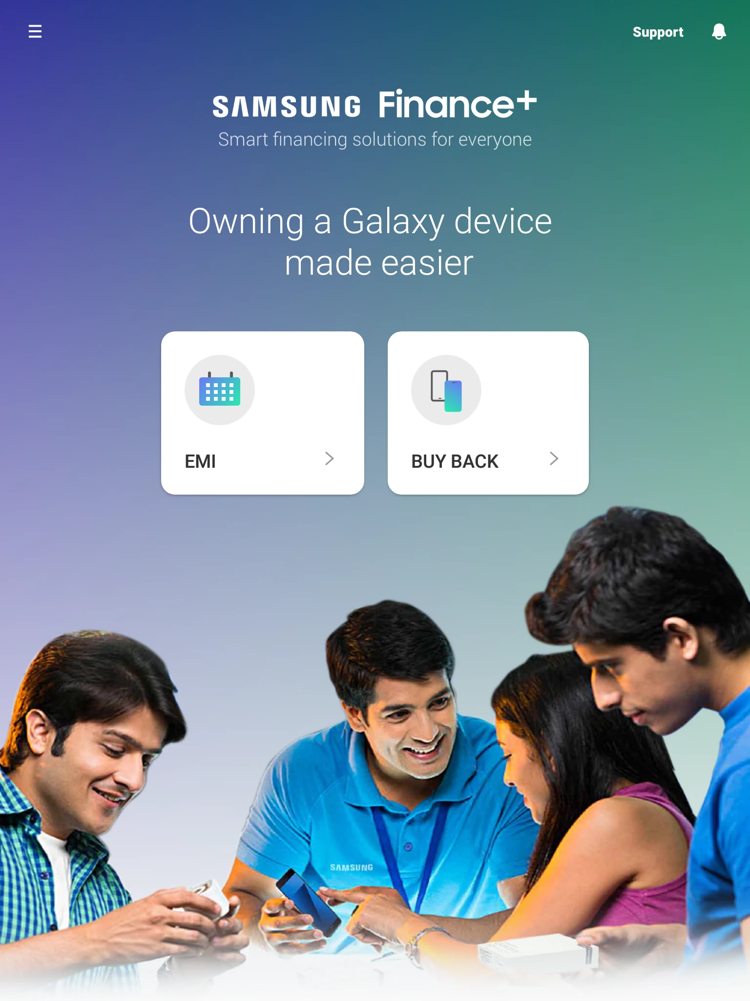 Samsung Finance+ Merchant screenshot